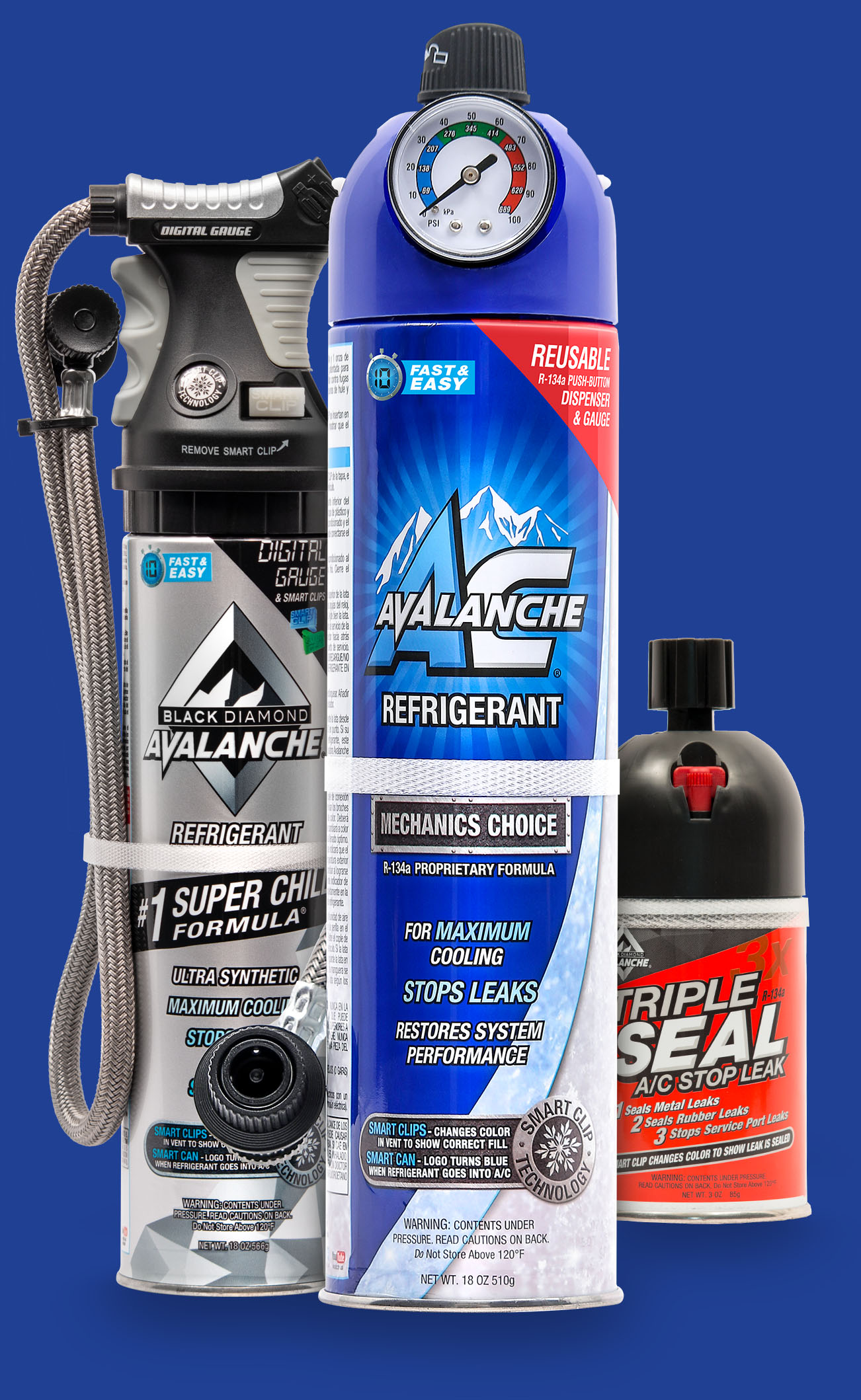 AC Avalanche automotive AC refrigerant products